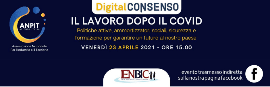 Immagine di copertina di: Il lavoro dopo il Covid, venerdì il dibattito digitale da Enbic